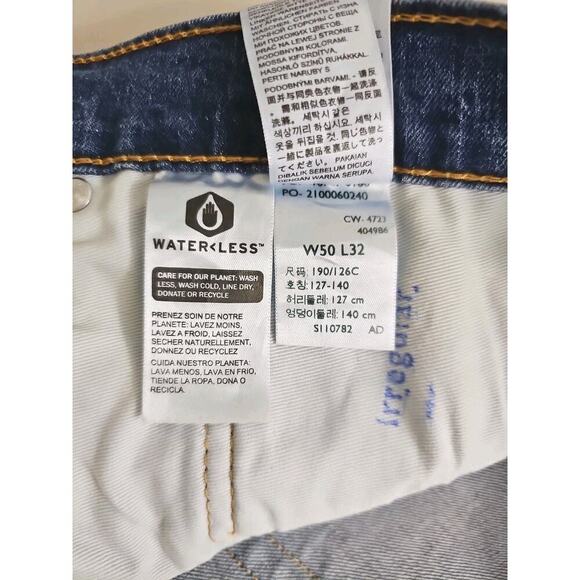 Levi’s 541 ~Men's 50×32~ Blue Denim Athletic Taper Jeans Stretch NWT. - Picture 13 of 16